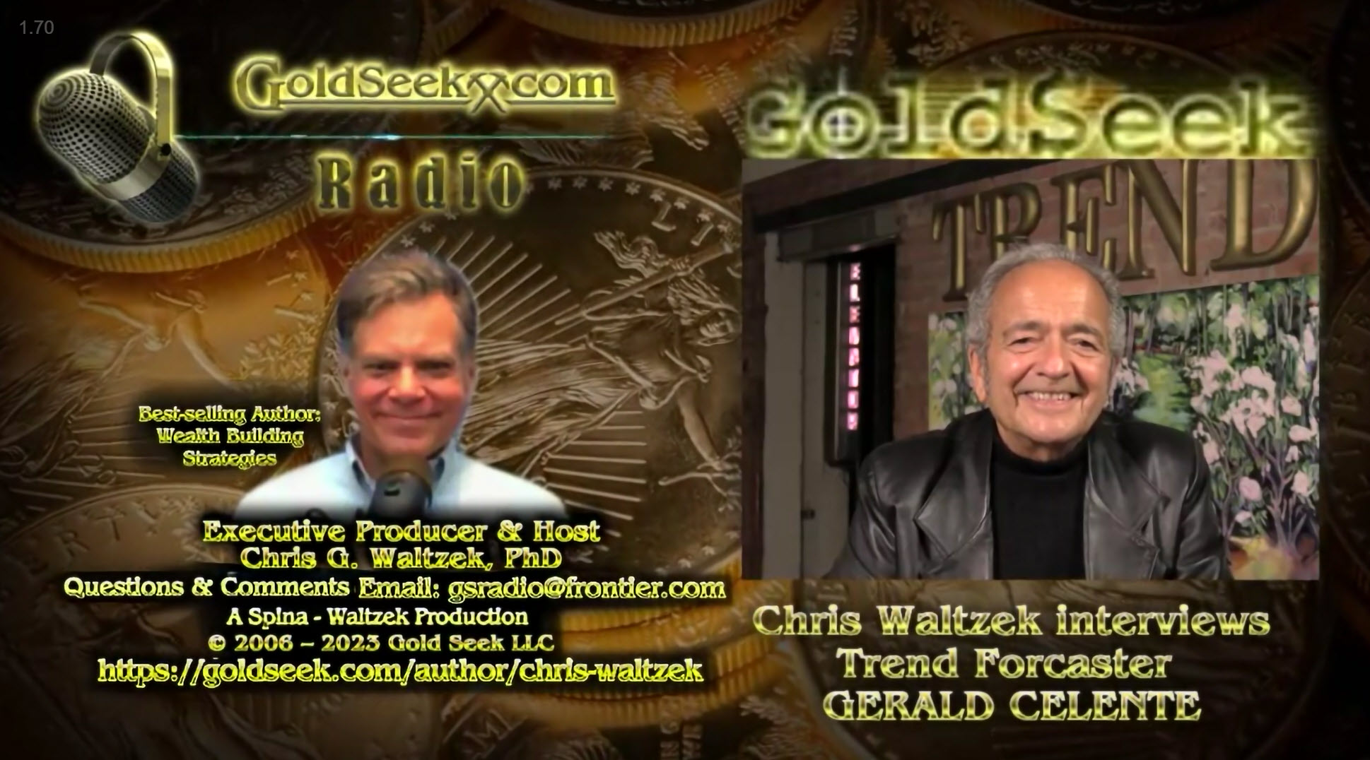 Goldseek Radio Nugget Gerald Celente Bullish On Gold Silver And