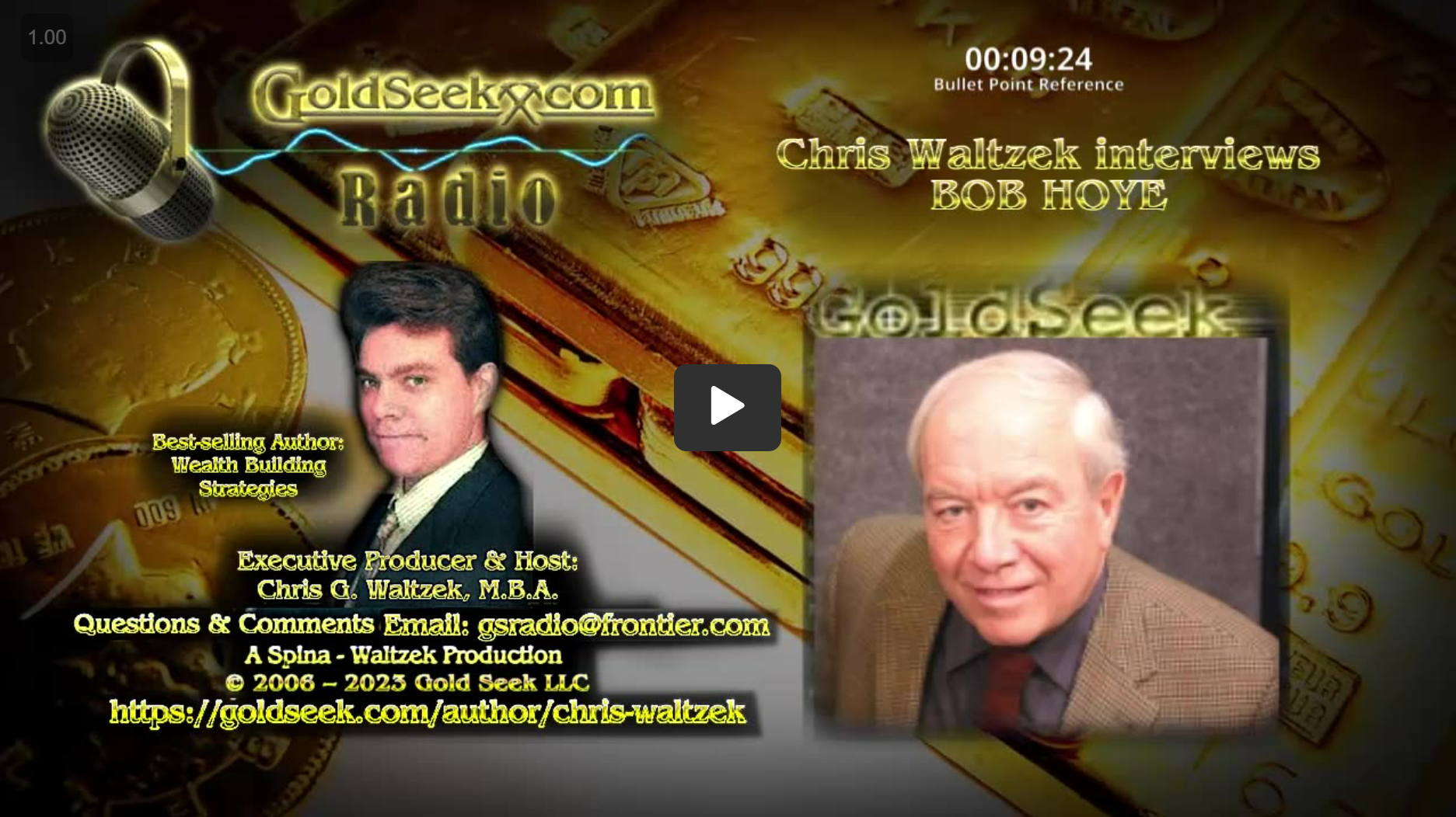 GoldSeek Radio Nugget - Bob Hoye: Greatest Financial Bubble In History ...