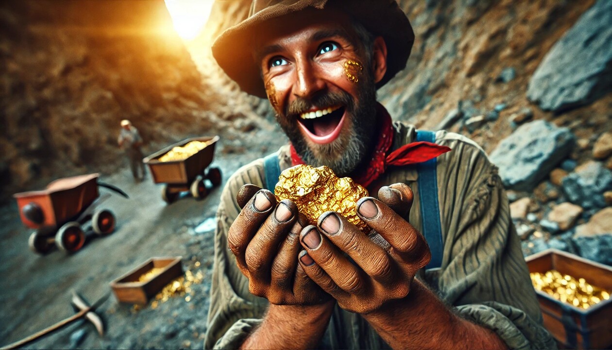 Holding Gold Yields Better Returns Than Mining for It