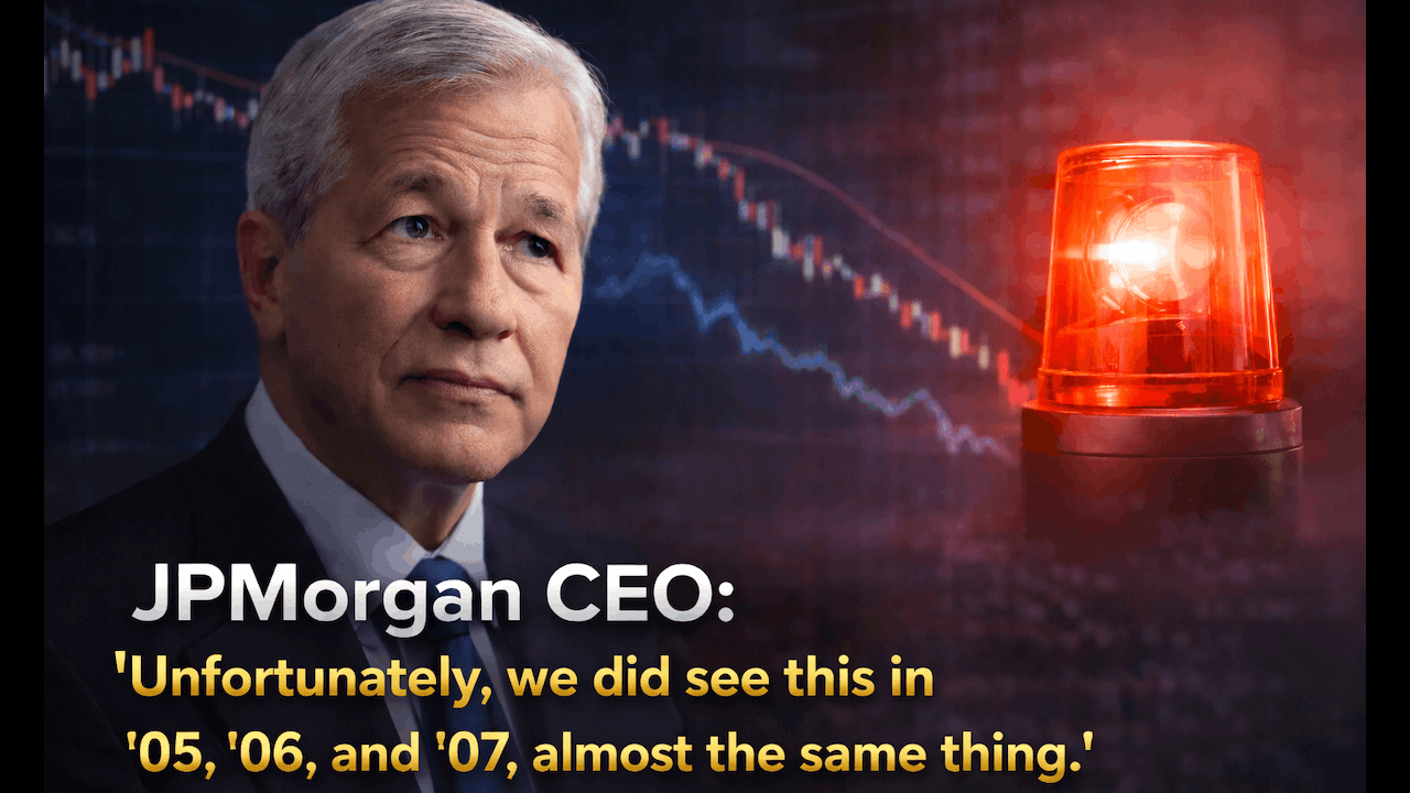 JPMorgan CEO: This Looks A Lot Like the Run-Up to 2008