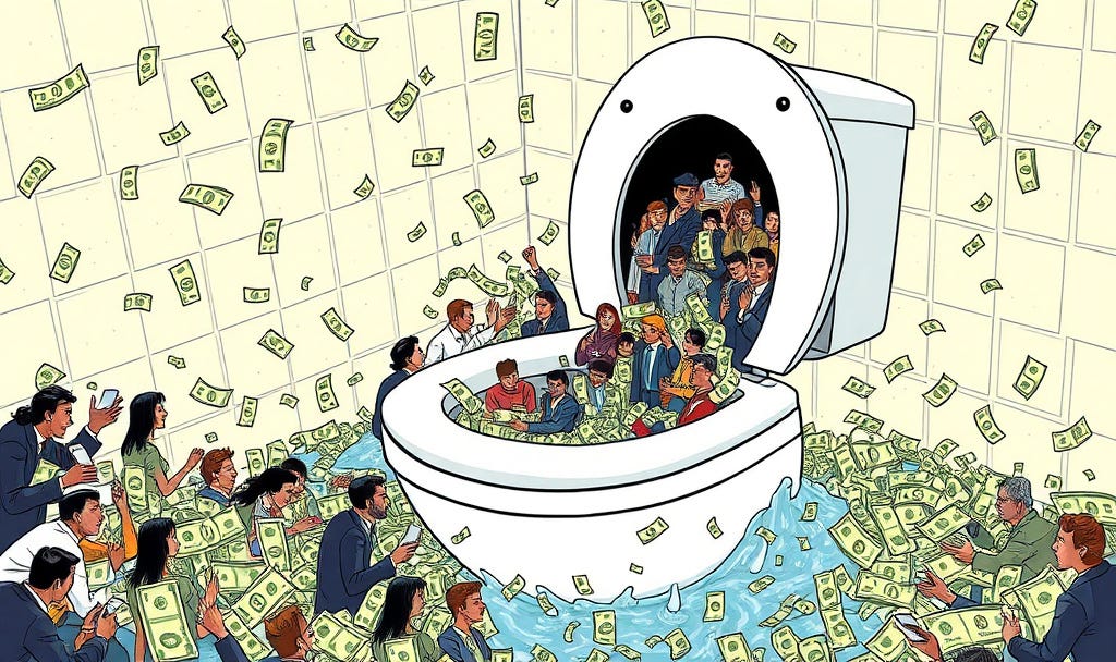 AI stocks, Jobs, Dollars, the Epstain and Alan Dershowitz All Flush Down the Drain Together