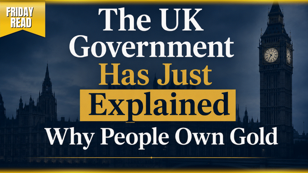 The UK Government Has Just Explained Why People Own Gold